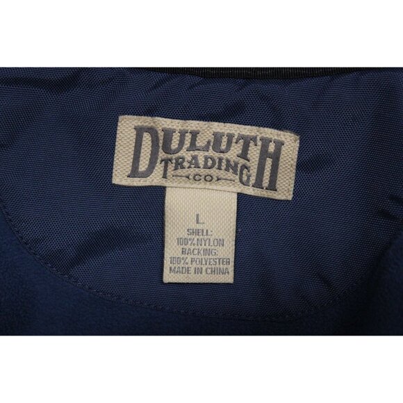 Duluth Trading men's zip front fleece lined softshell outdoor jacket L - Picture 7 of 15